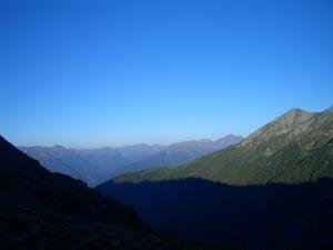 Morgenblick vom Biwak in die Kreuzeckgruppe
