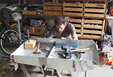 Vorbereitung für Andentraverse