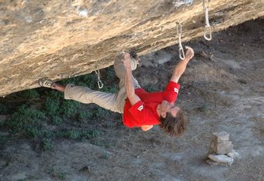 Dave MacLeod solo in Darwin Dixit 8c, Foto: Claire MacLeod