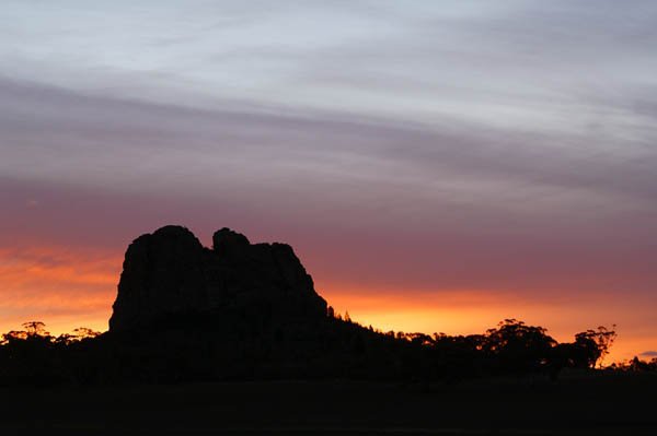 Mitre Rock in der Nähe des Mt. Arapiles