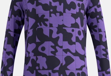 Adventurer Active Warm Base-Layer-Shirt mit Print in Farbe Afterparty