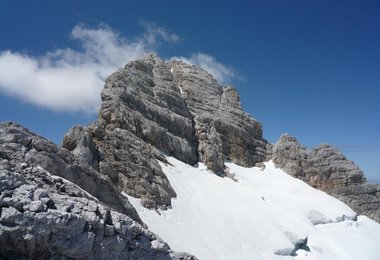 Der Dachstein mit dem ersten echten Klettersteig