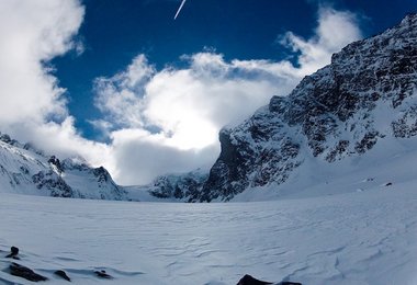 Die Kristallwand oberhalb von Obergurgl