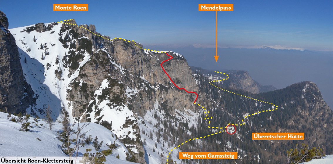 Roen-Klettersteig | Bergsteigen.com