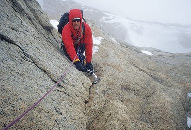 Stephen Koch am Cerro Standhart