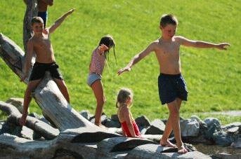 Badespaß auf über 1000 Meter...