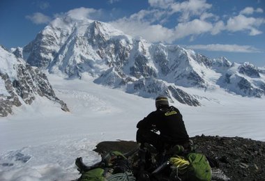 Andreas Nothdurfter beim Basislager.