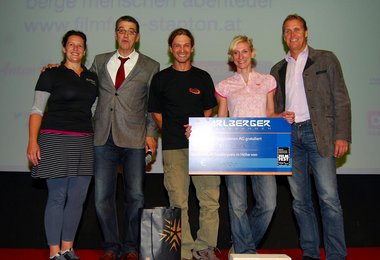 Preisverleihung beim 17. Filmfest St. Anton