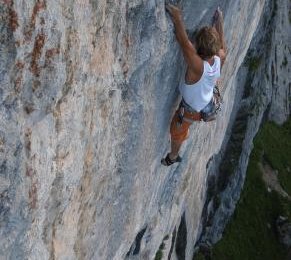 3. Seillänge Quergang 8a+ Foto © Hannes Kirchner