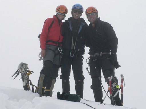Auf dem Gipfel des Shimshal Whitehorn 6304 m