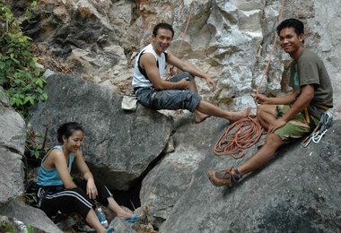 Lao Nationalteam Climbing