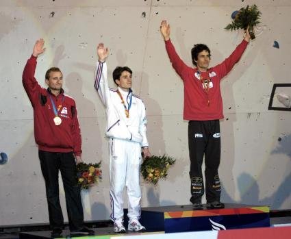 Patxi Usobiaga (rechts) daneben Alexandre Chabot u. Tomas Mrazek