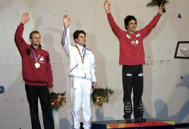 Patxi Usobiaga (rechts) daneben Alexandre Chabot u. Tomas Mrazek