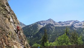 Im Klettergarten Kofler zwischen den Wänden