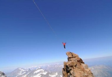 Gnifetti-Highline - die höchste Highline Europas © www.slackline-tools.de