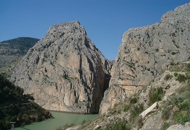 Der Schluchteingang mit den dahinterliegenden Sektoren © Andreas Jentzsch