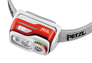 Die neue Petzl Swift RL Stirnlampe. Foto: Petzl