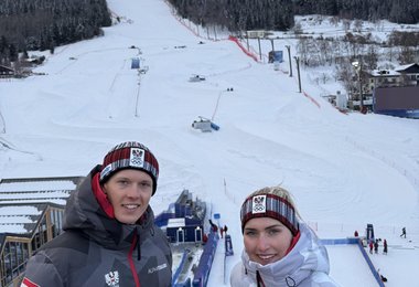 Paul Verbnjak  und Johanna Hiemer (c) Martin Weigl/ÖSV