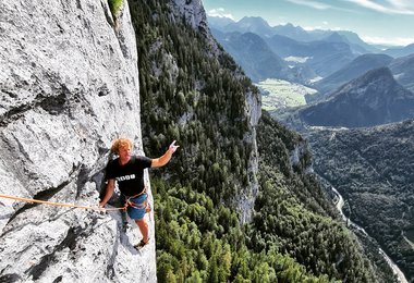 Guido Unterwurzacher in der Route Magellan (8a) am Urlkopf (c) Michael Meisl