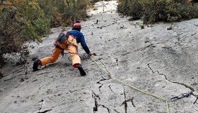 Toni Zanetti in seiner Route Picola Nizza de Trent