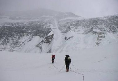Kurz vor Erreichen des Wandfusslagers