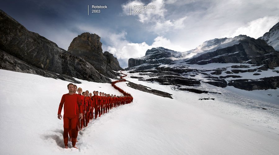 Der erste alpine Wäschetest mit 200 Teilnehmern