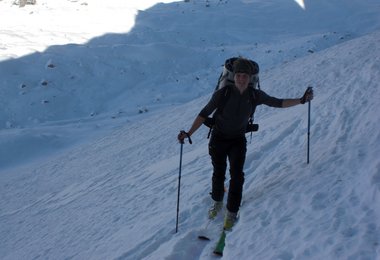 Zustieg zur Nordwand der Westlichen Zinne