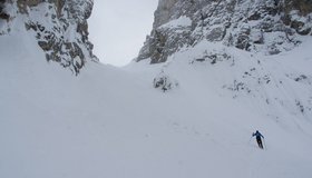 Skitour Sella Nabois via Westschlucht 