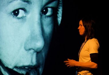 Am zweiten „Basecamp“-Tag entführte Ines Papert selbst die Zuschauer in Eis und Fels.