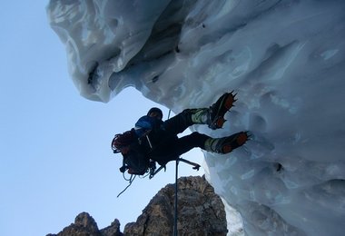 Stefan beim abseilen