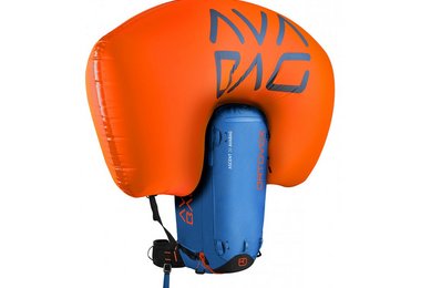 Der ausgelöste Avabag Lawinenrucksack