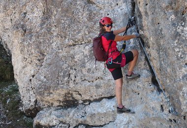 Unterwegs mit dem Phario 360 Klettersteig Set am neuen Thyrsus-Klettersteig oberhalb von Seefeld