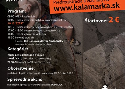 Kletterwettbewerb in der Slowakei nahe Detva