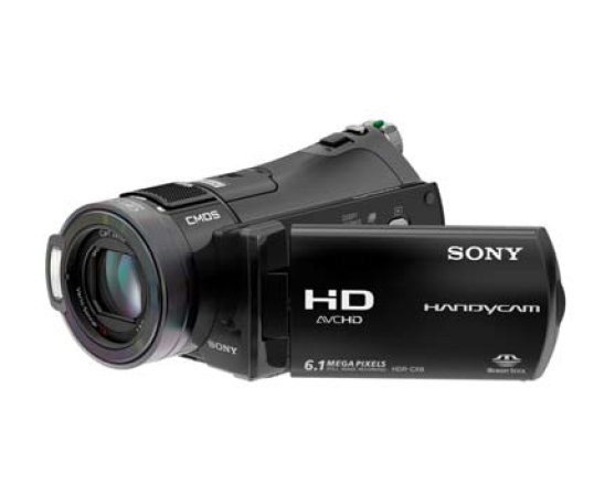 Sony HD Handycam HDR-CX6 mit Speicherkarte wiegt nur 370g