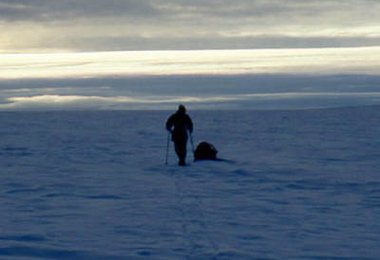 'Pulka' als klassisches Transportmittel
