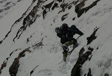 Ralf im Aufstieg auf ca. 7500m