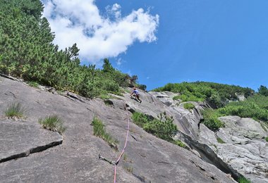 Man hat ein gutes Gefühl im Ventic Air - auch wenn einem die Kletterei mal nicht so liegt.