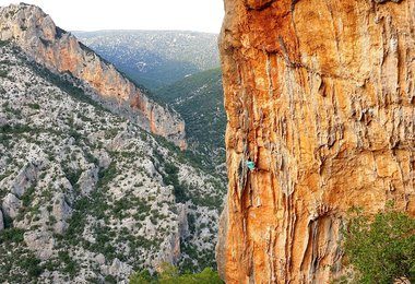 Klettern in Leonidio, Griechenland