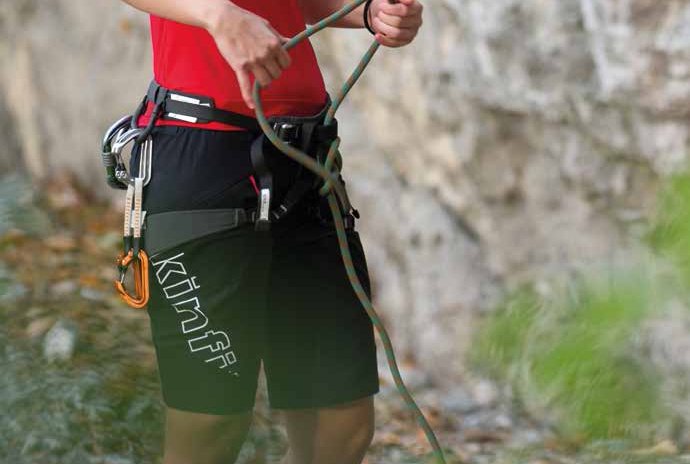 Klettern mit der Pfafflar Freestyle Short