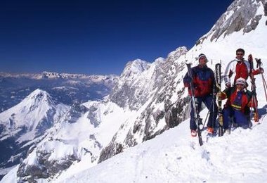 Am Beginn der Edelgrießabfahrt - Foto H. Raffalt