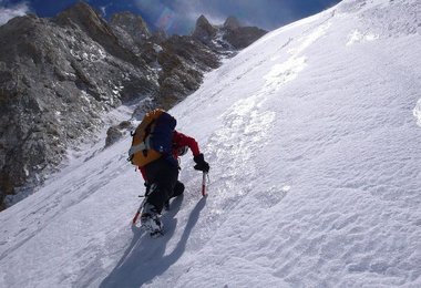 Kurz vorm kleinen Absatz von Lager I