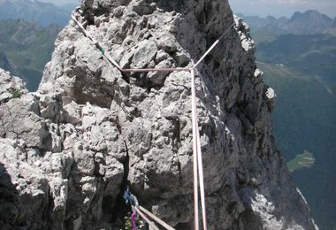 Alpiner Köpfelstandplatz - auch hier wurde ein Ankerstich gemacht.