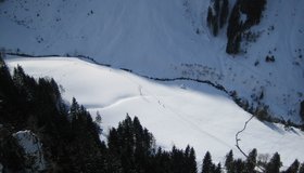 Skitourengeher im Untertal