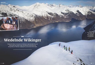 Reportage: Herren-Partie in Norwegen - mit Ski und Schiff in den Sunnmøre-Alpen