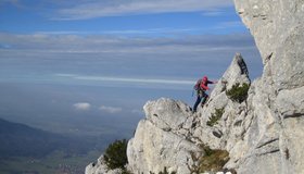 Aufstieg zum Westgipfel