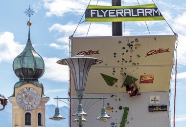 Die Kletterwand in Lienz (Foto: Expa Pictures)