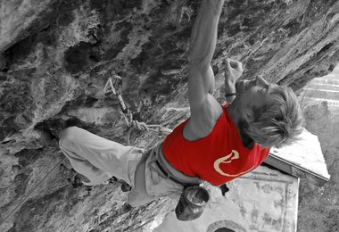 Andi Bindhammer in St.Anger 8c+/-9a © Christan Pfanzelt