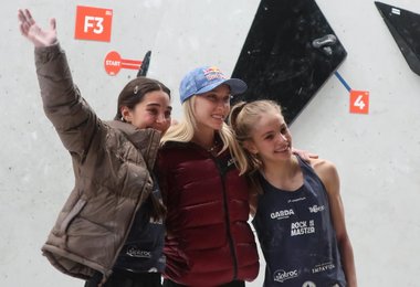 Pudium Bouldern Women