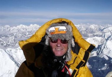 Auf dem letzten Gipfel - dem Mount Everest