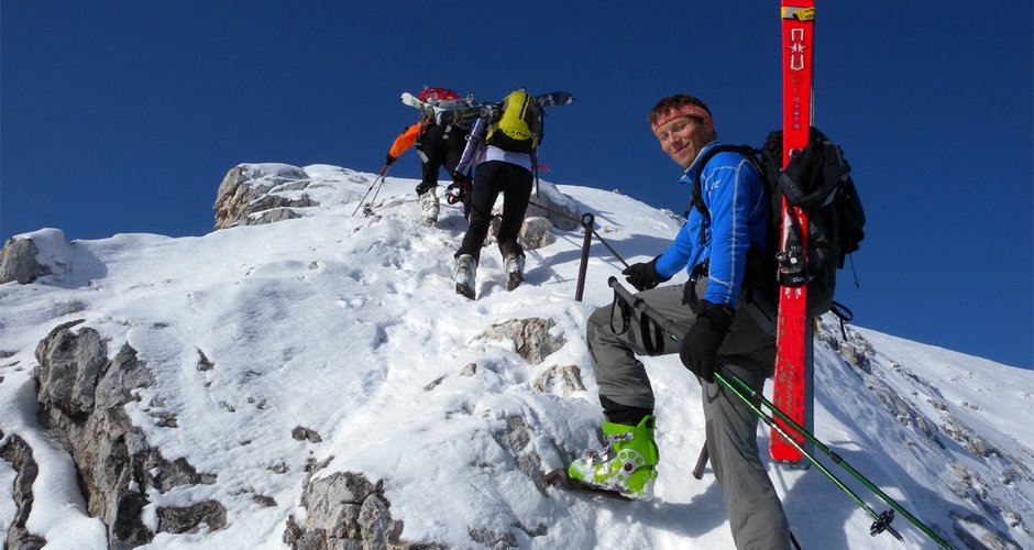 Auf dem Ostgrat der Alpspitze